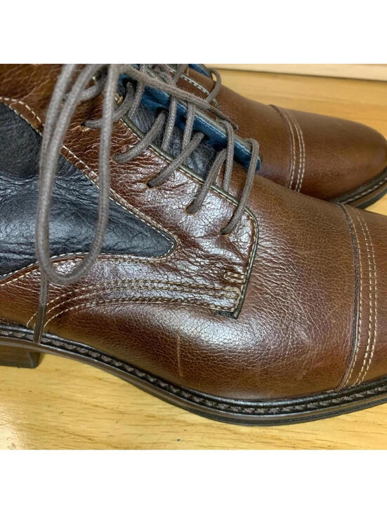 Johnston & Murphy Raleigh XC Flex Genuine Shearling Lined Boots in Mahogany - 8 main image 7